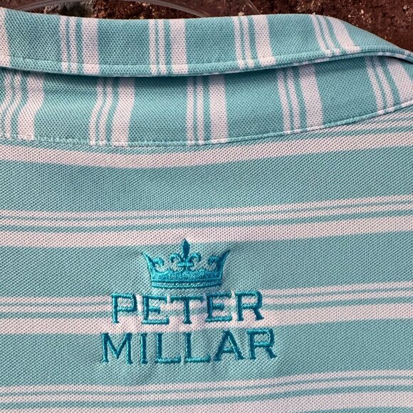 Peter Millar Summer Comfort Stripe Polo XXL - Picture 5 of 7